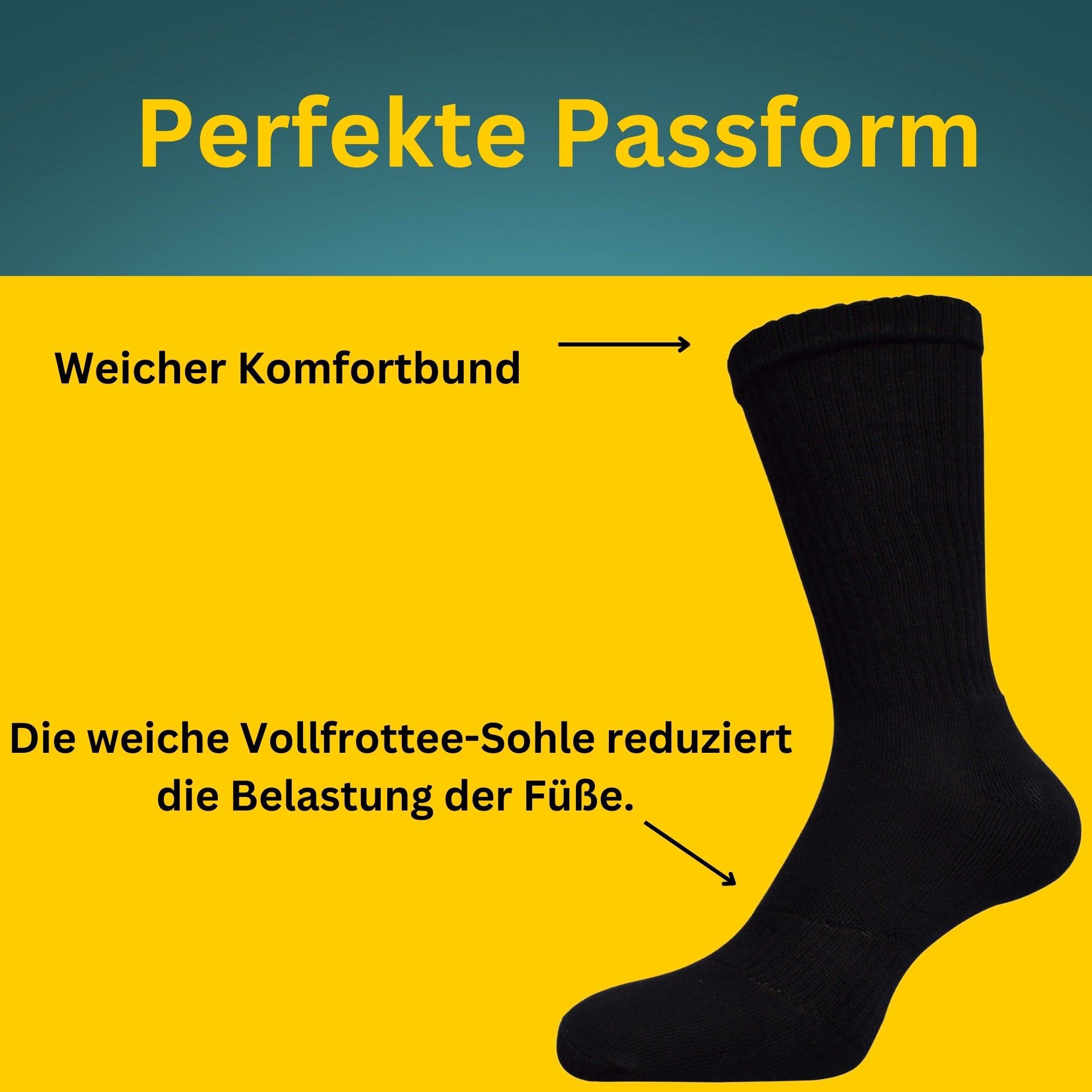 Arbeitssocken gegen Schweißfüße - Langlebig & Haltbar